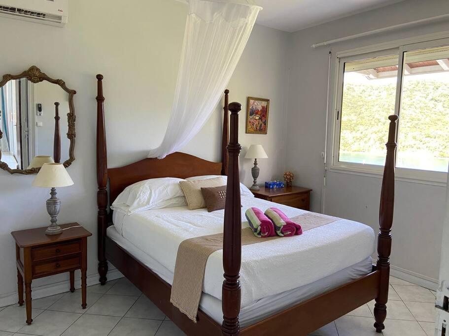 Villa "The Pretty Mermaid", Pool And Stunning Views 5 Min From Beach Deshaies Eksteriør billede
